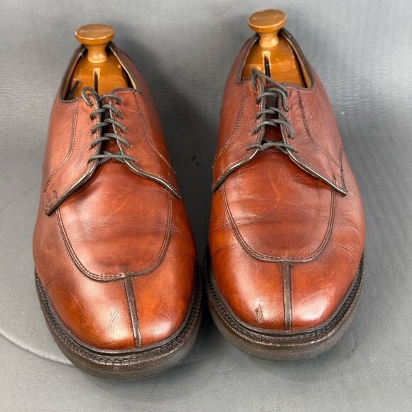 ALLEN EDMONDS Ashton 1628 Split Toe Brown Oxford Shoes men’s size 12 main image 3